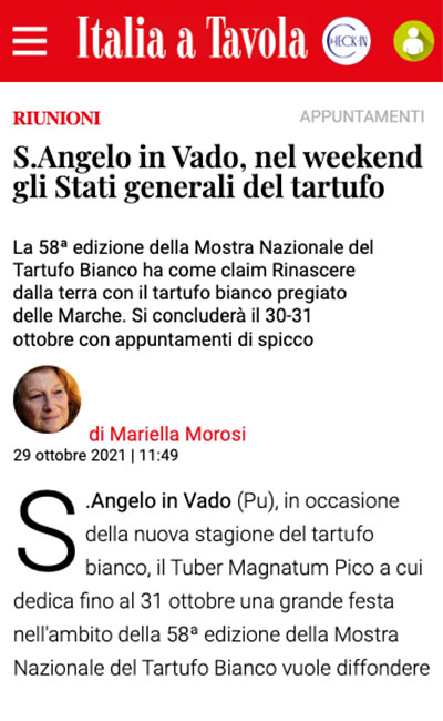 Risultati M.I.M. comunicazione & pr Italia a tavola