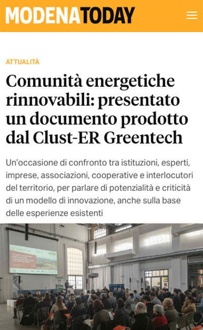 Risultati M.I.M. Comunicazione & pr Modena Today